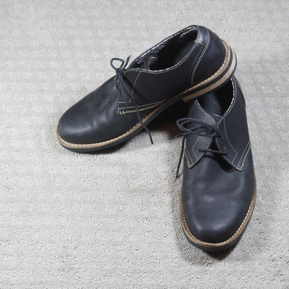 Penguin by Munsingwear Men's Size 11 Black Oxford Lace Up Dress Loafer